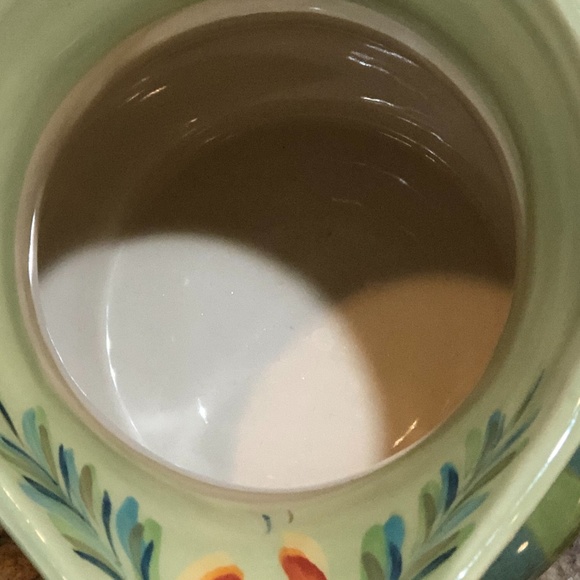 GORGEOUS SL@H Green PROVENCE Water Pitcher Gail Pittman Hand Painted Pottery - Picture 6 of 7